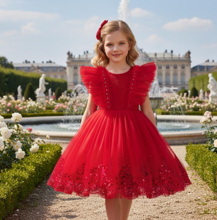 Ruby Royal Tulle Dress