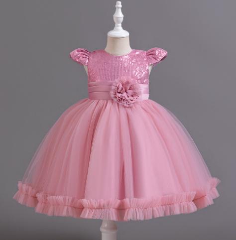 Rose Blossom Ruffle Dress