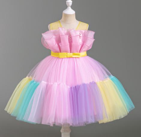 Candy Rainbow Tutu Dress