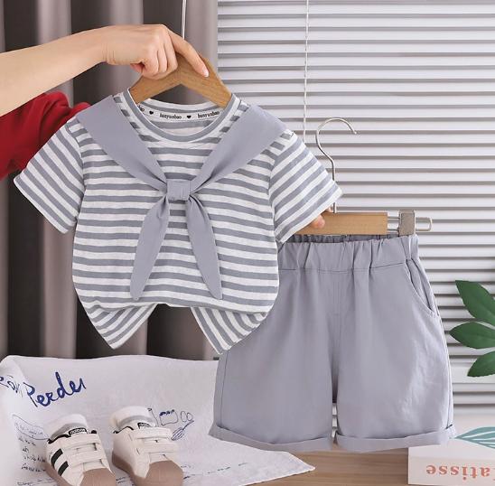 Silver Sailor Stripe Set