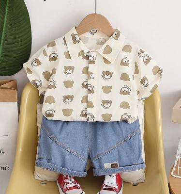 Safari Denim Bear Set