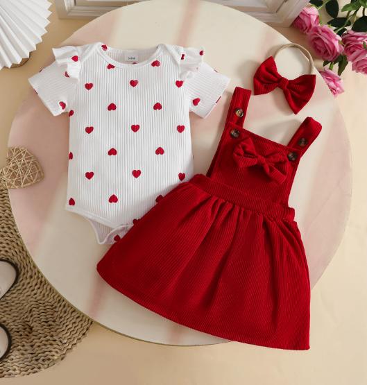 Sweetheart Pinafore Set