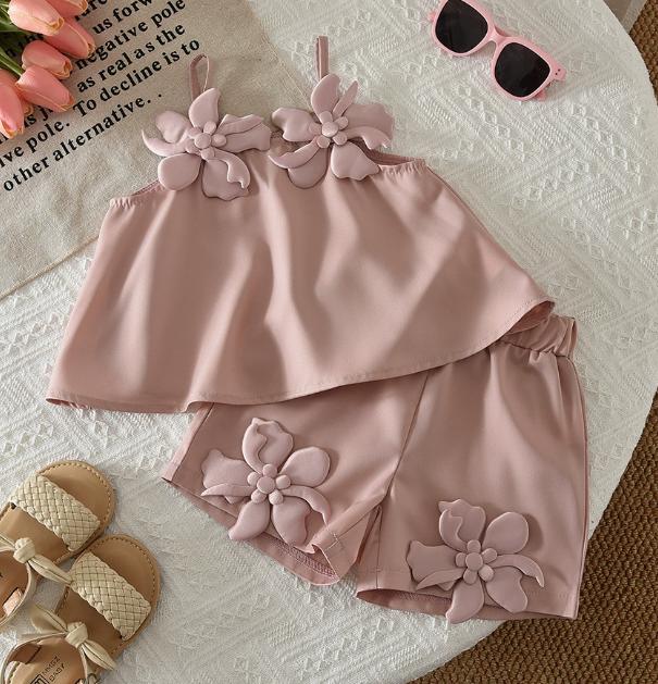 Mocha Blossom Tunic Set