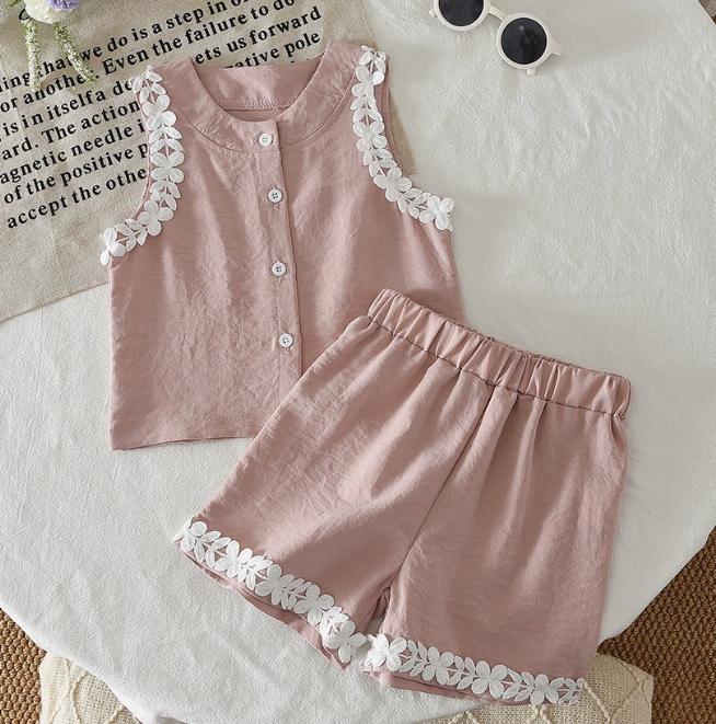 Rose Lace Lounge Set