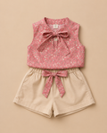 Sweetheart Bow Short Set