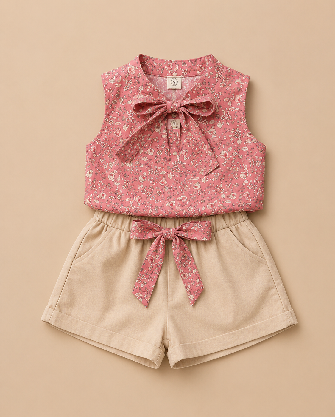 Sweetheart Bow Short Set