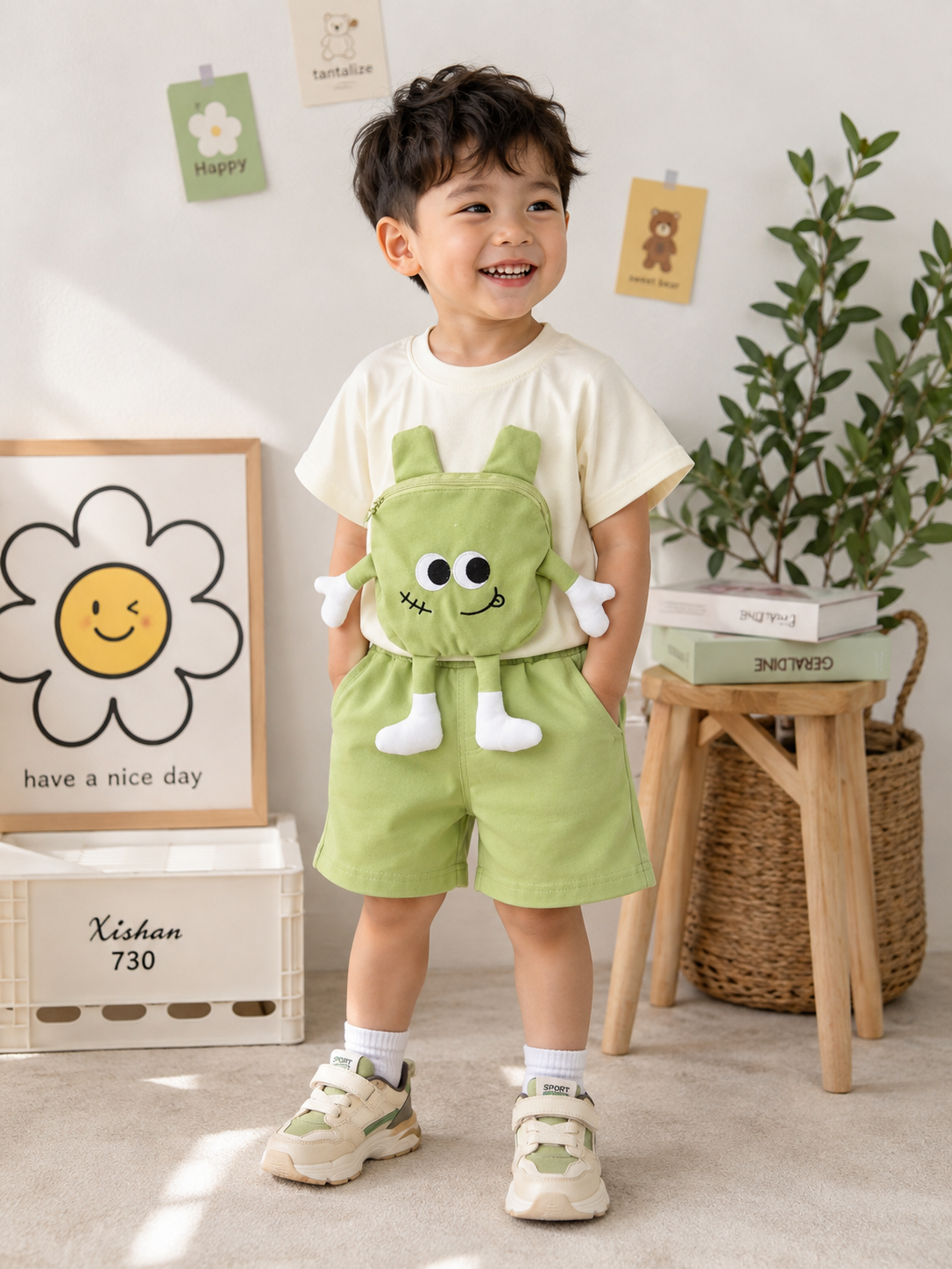 Lime Monster Play Set
