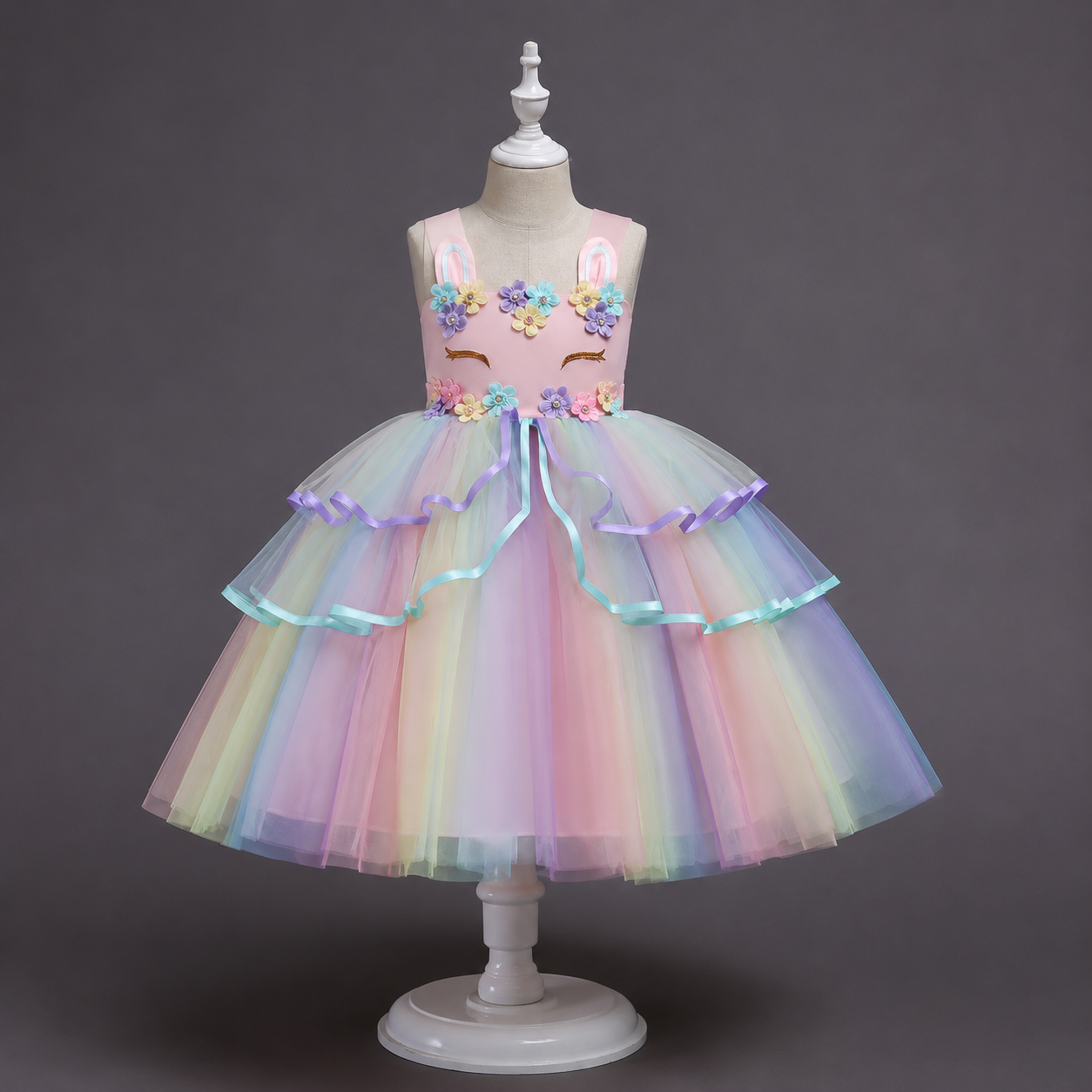 Rainbow Tea Party Dress