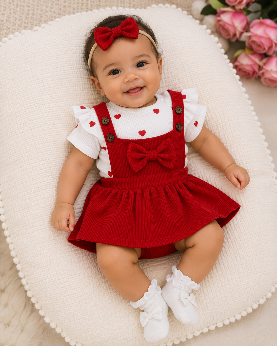 Sweetheart Pinafore Set