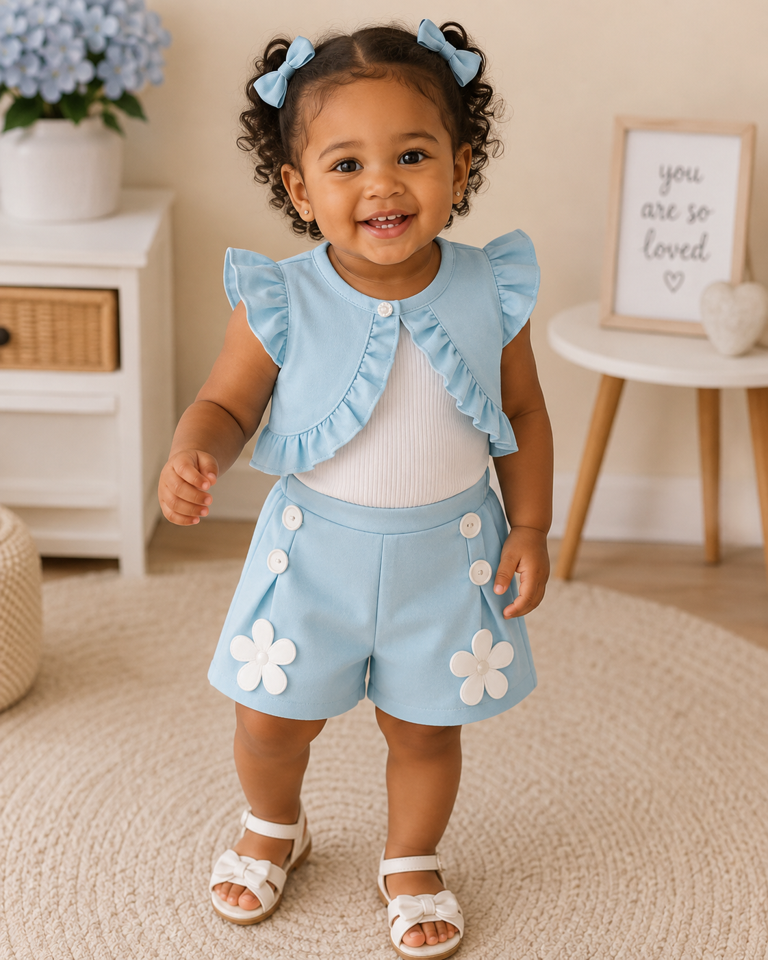 Bluebell Daisy Skirt Set