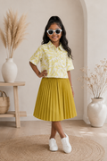 Sunshine Pleated Skirt Set
