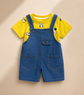 Sunshine Denim Overall Set