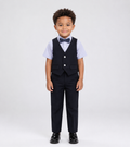 Classic Black Suit Set-4 pcs