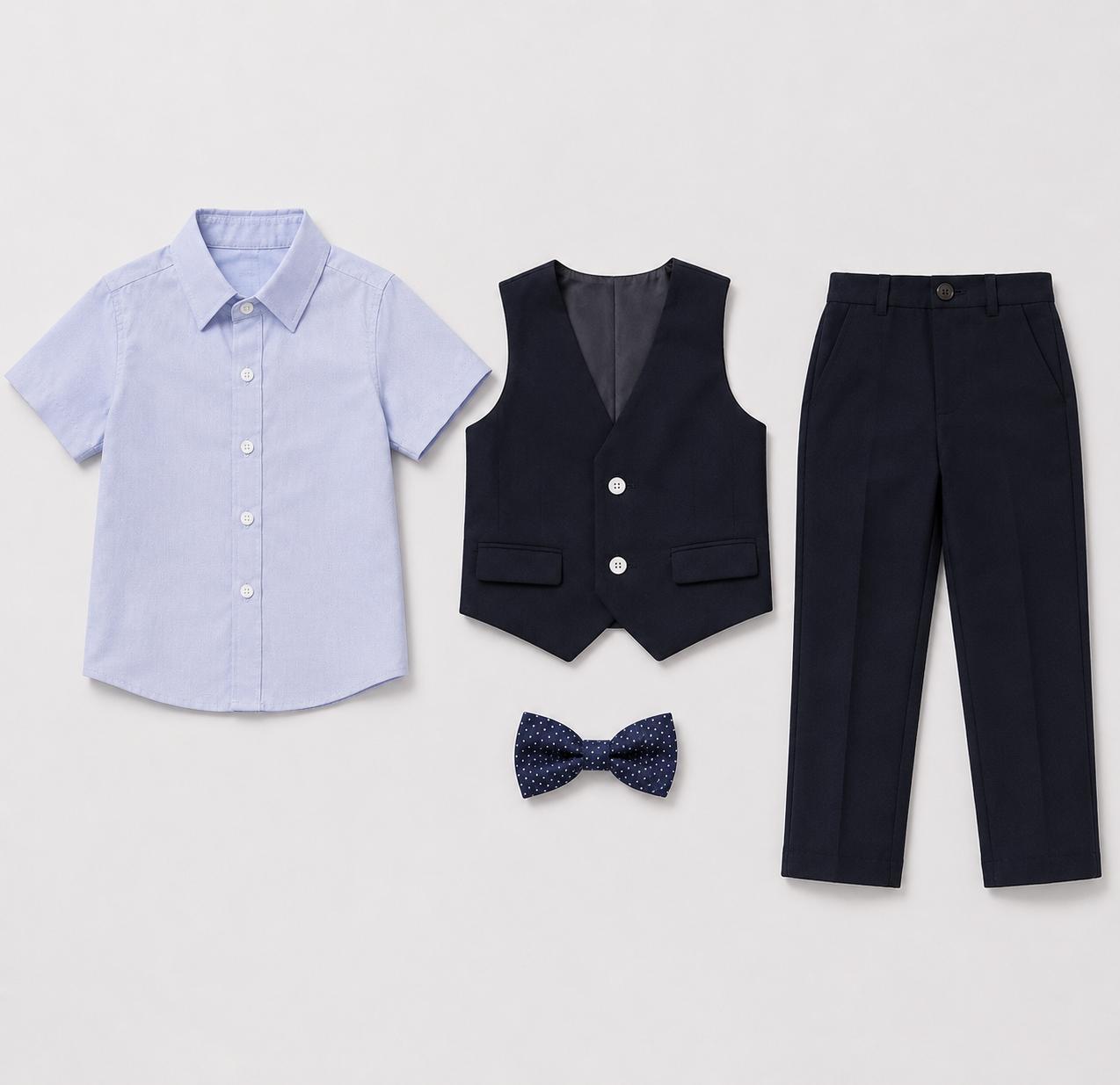 Classic Black Suit Set-4 pcs